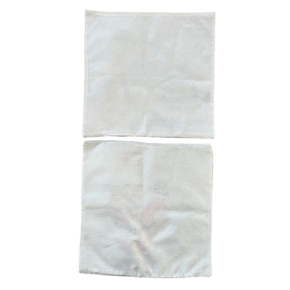 NEW Set of Two Christmas Snowman Santa Claus Pillow Covers - Picture 6 of 6